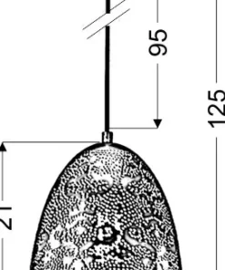 Lampa wisząca z ażurowym kloszem 31-43306 SFINKS | Kaja Oświetlenie*Sklep Kaja Outlet