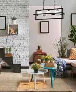 Clearance Sklep Kaja Lampa wisząca z czarną ramką i trzema kloszami MLP8569 z serii DIEGO | Kaja Oświ