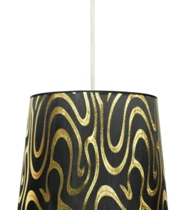 Lampa wisząca z czarno-m abażurem 31-94448 TIGER | Kaja*Sklep Kaja Cheap