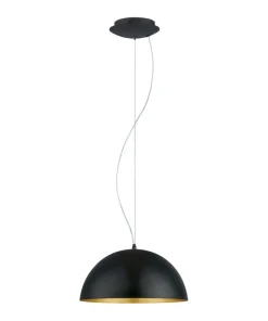 Flash Sale Sklep Kaja Lampa wisząca z czarno-złotym kloszem 94935 GAETANO | Kaja Oświetlenie