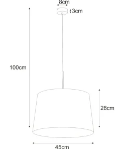Lampa wisząca z czarno-złotym abażurem K-4355 | Kaja Oświetlenie*Sklep Kaja Discount