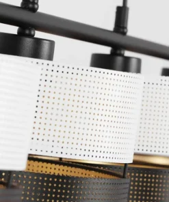 Lampa wisząca z czterema abażurami na listwie K-5293 z serii VEGA*Sklep Kaja Flash Sale