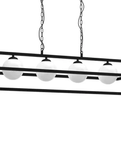 Store Sklep Kaja Lampa wisząca z czterema kloszami w ramce MLP8570 z serii DIEGO | Kaja Oświetlen