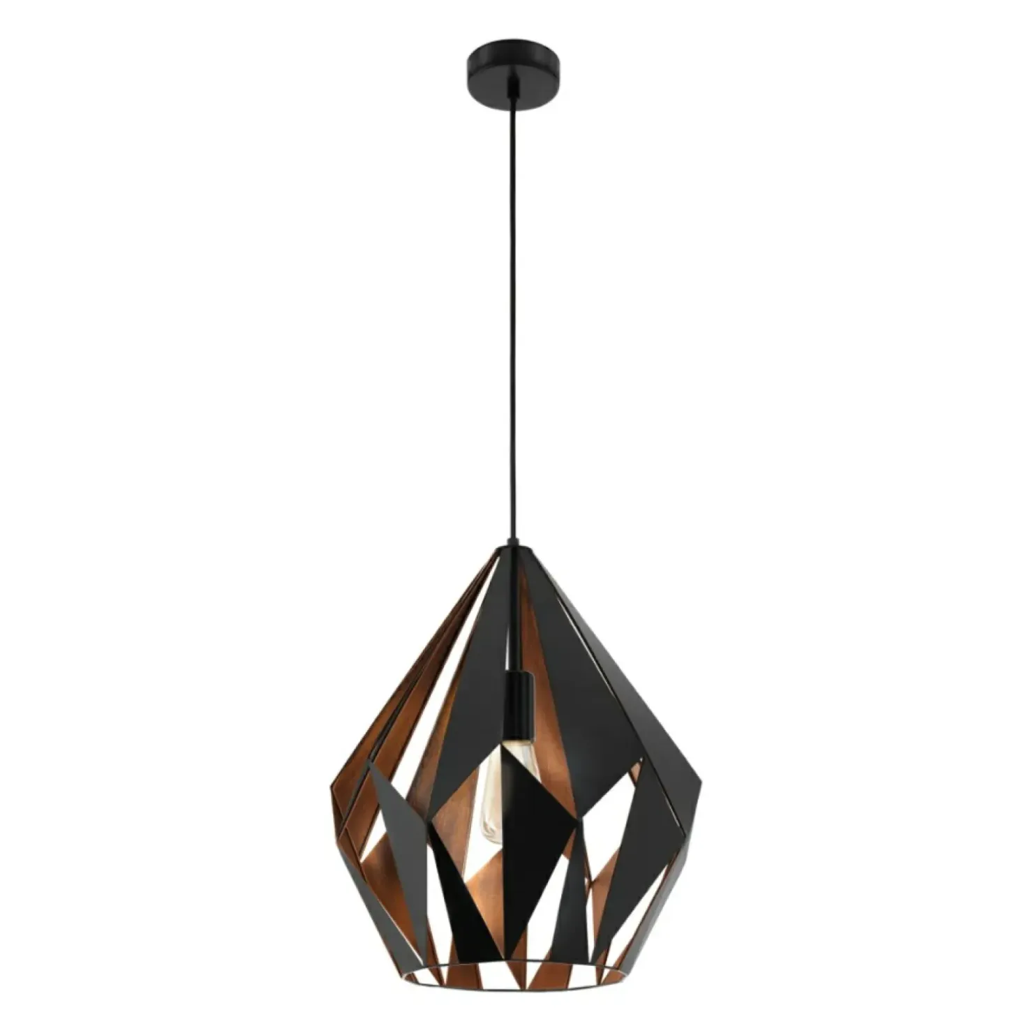 Best Sale Sklep Kaja Lampa wisząca z dekoracyjnym kloszem 49878 CARLTON | Kaja Oświetlenie