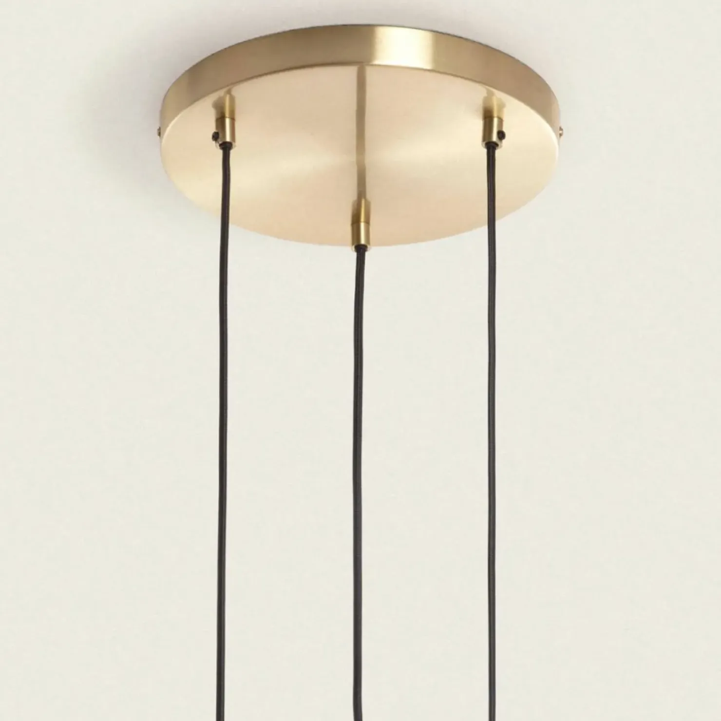 Discount Sklep Kaja Lampa wisząca z dekoracyjnymi kloszami ABR-3SLWS-E14 SFERO | Kaja czarno-złoty