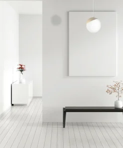 Store Sklep Kaja Lampa wisząca z dekoracyjnym podkloszem MLP5424 z serii SFERA WOOD | Kaja Oświet