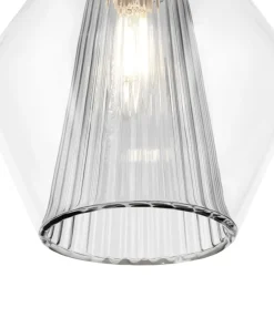 Outlet Sklep Kaja Lampa wisząca z dekoracyjnym kloszem P003PL-01G1 z serii COPITA złoty
