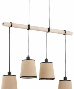 Flash Sale Sklep Kaja Lampa wisząca z drewnianą belką, nad stół AL 63160 z serii REJA | Kaja Oświetlen