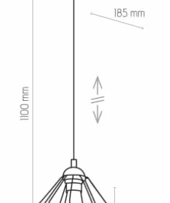 Best Sale Sklep Kaja Lampa wisząca z drucianym kloszem TK 1642 GALAXY | Kaja Oświetlenie