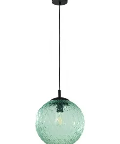 Discount Sklep Kaja Lampa wisząca z dużym, zielonym kloszem ø30 E27 TK 6346 z serii CADIX