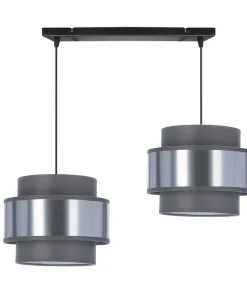 Lampa wisząca z dwoma dekoracyjnymi abażurami 32-18434 z serii HARE | Kaja Oświe*Sklep Kaja Best Sale