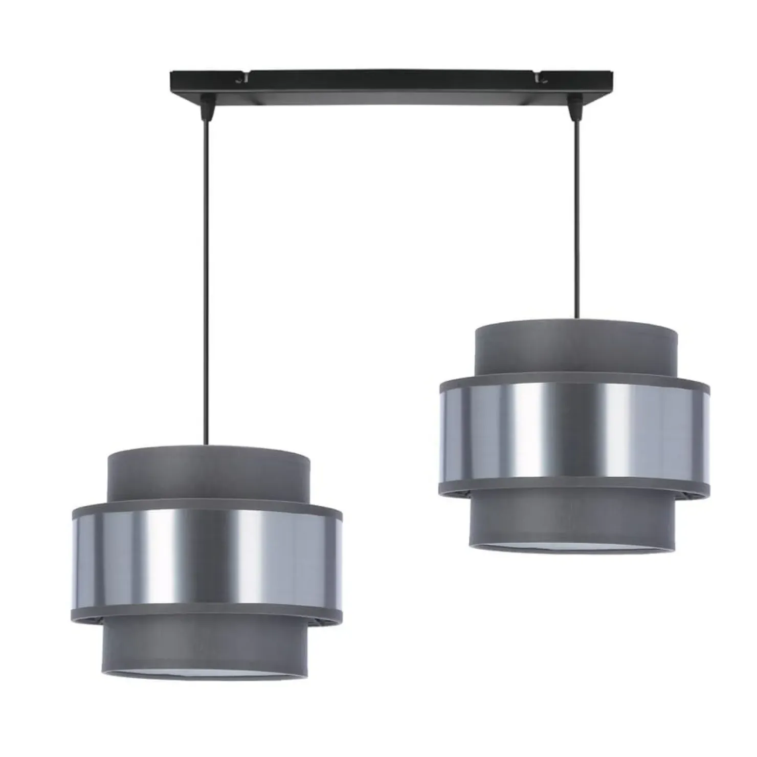Lampa wisząca z dwoma dekoracyjnymi abażurami 32-18434 z serii HARE | Kaja Oświe*Sklep Kaja Best Sale