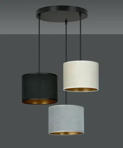 Lampa wisząca z kaskadą abażurów 1055/3PREM HILDE PREMIUM | Kaja*Sklep Kaja New