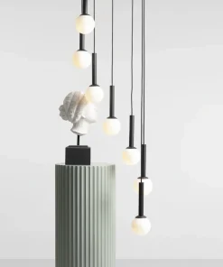 Best Sale Sklep Kaja Lampa wisząca z kaskadą białych, okrągłych kloszy 1117N1 z serii RIU Zadzwońporabattel.783200183(8-16)/mailsklep@kaja.com.pl