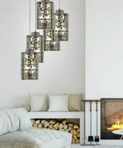 Lampa wisząca z kaskadą kloszy 35-57730 NOCTURNO | Kaja Oświetlenie*Sklep Kaja Fashion