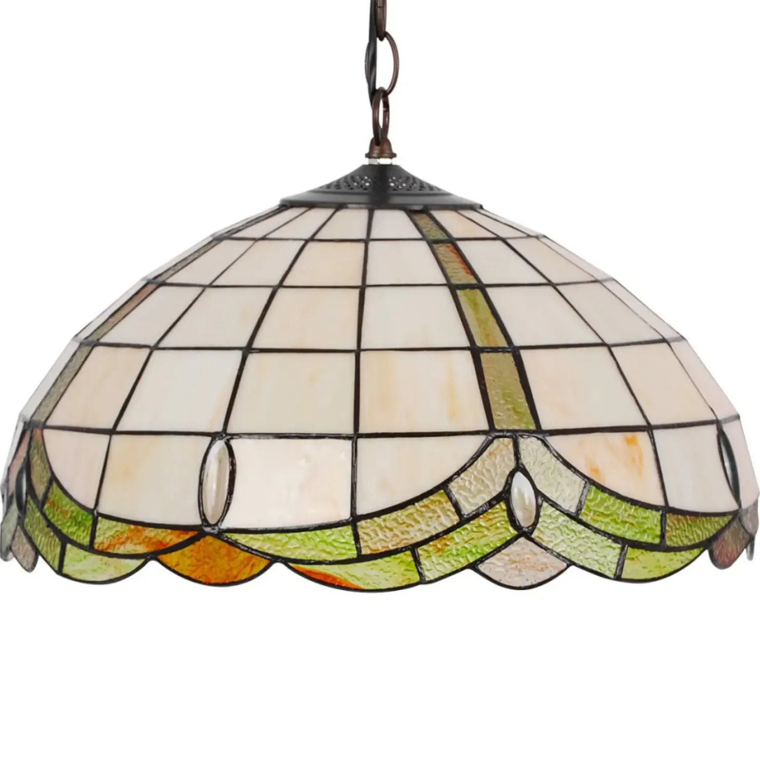 Lampa wisząca z kloszem w stylu art deco K-P162166 PAPI | Kaja*Sklep Kaja Shop