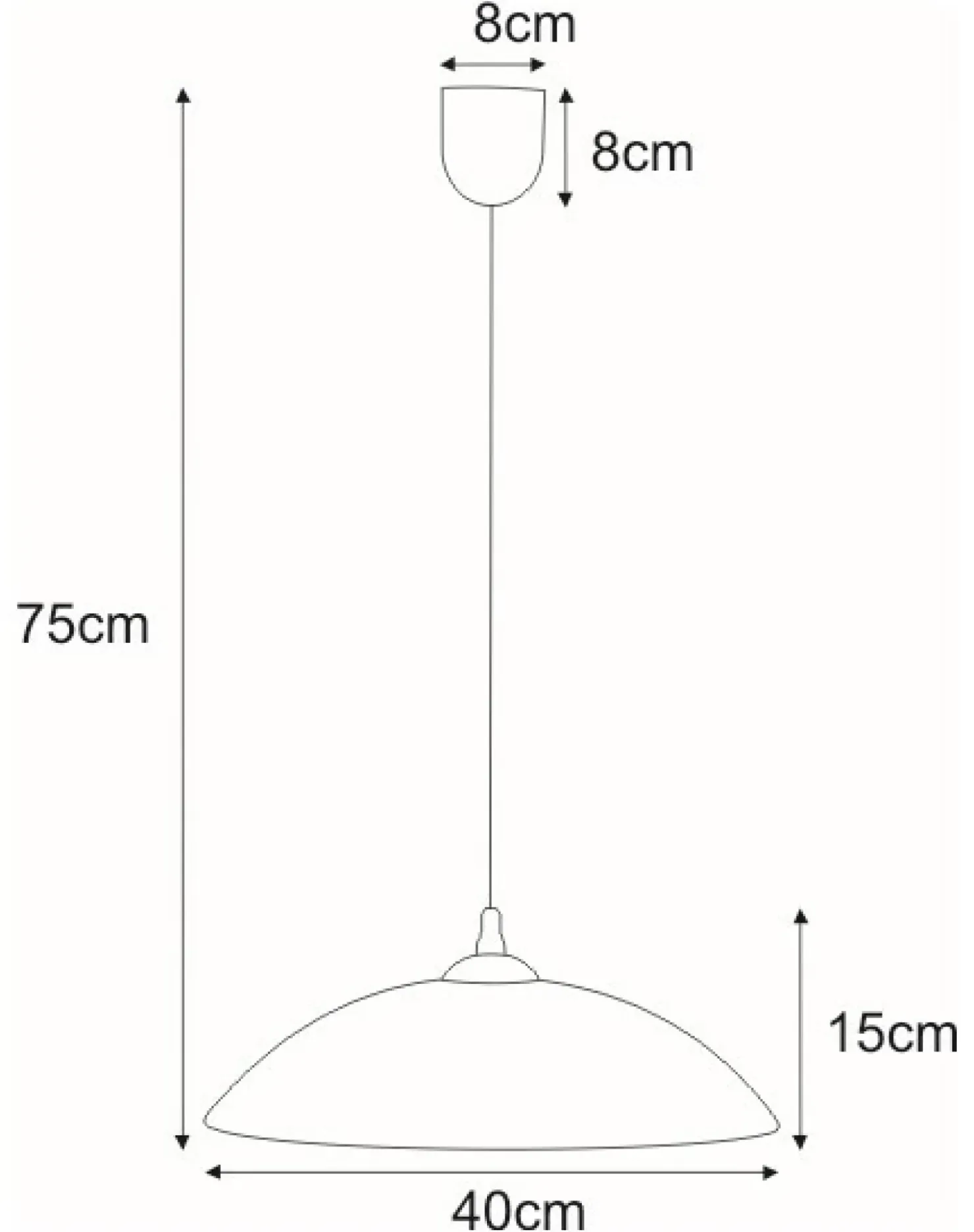 Lampa wisząca z kloszem z zieloną lamówką K-3515 UFO | Kaja*Sklep Kaja Discount