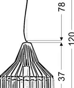 Lampa wisząca z koszykiem z kryształkami 31-55163 ALVARO | Kaja*Sklep Kaja Sale