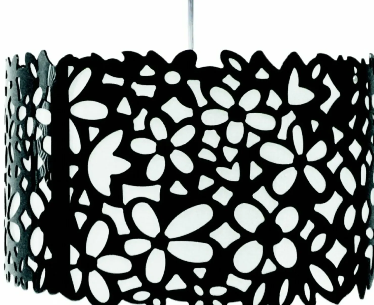 Lampa wisząca z kwiecistym abażurem 33-87174 SIMONA | Kaja Oświetlenie*Sklep Kaja Hot