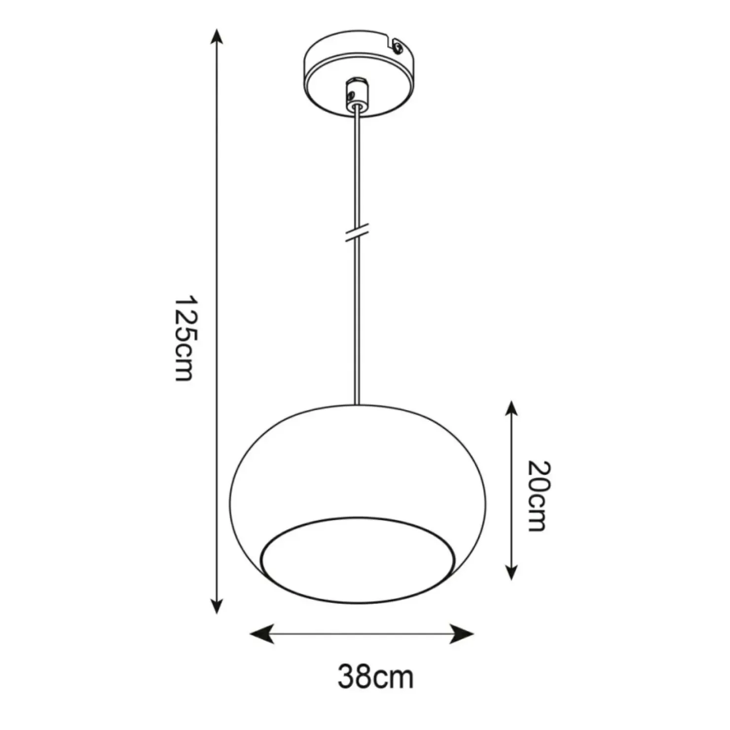 Hot Sklep Kaja Lampa wisząca z lustrzanym kloszem P14120-1-D40 SILLO | Kaja
