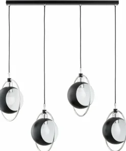 Outlet Sklep Kaja Lampa wisząca z metalowymi, otwartymi kloszami AL 63159 z serii OLIMPIA | Kaja O
