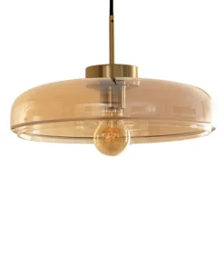 New Sklep Kaja Lampa wisząca z miodowym kloszem ABR-SLWA-E27 ARTEL | Kaja Oświetlenie złoty