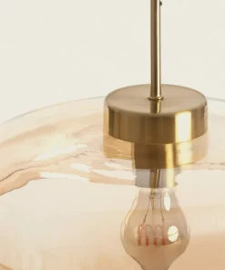 New Sklep Kaja Lampa wisząca z miodowym kloszem ABR-SLWA-E27 ARTEL | Kaja Oświetlenie złoty