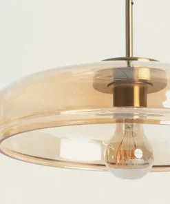 New Sklep Kaja Lampa wisząca z miodowym kloszem ABR-SLWA-E27 ARTEL | Kaja Oświetlenie złoty