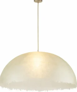 Hot Sklep Kaja Lampa wisząca z mlecznym, szarpanym kloszem SIG 40658 z serii MUZA