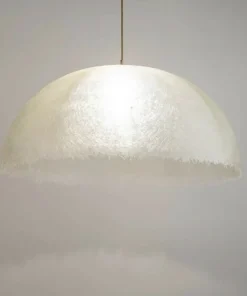 Hot Sklep Kaja Lampa wisząca z mlecznym, szarpanym kloszem SIG 40658 z serii MUZA
