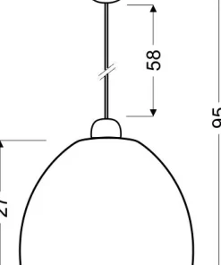 Lampa wisząca z m kloszem 31-36646 CANARIA | Kaja Oświetlenie*Sklep Kaja Cheap