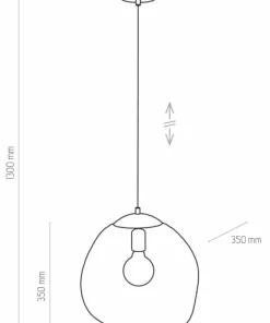 Best Sale Sklep Kaja Lampa wisząca z nieregularnym kloszem TK 4264 SOL | Kaja Oświetlenie