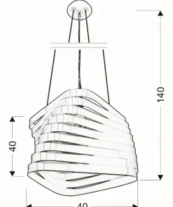 Lampa wisząca z nowoczesnym kloszem 31-21581 BIZO | Kaja Oświetlenie*Sklep Kaja Best Sale