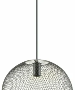Cheap Sklep Kaja Lampa wisząca z okrągłym, drucianym kloszem ZM A8129L-BK z serii ORION