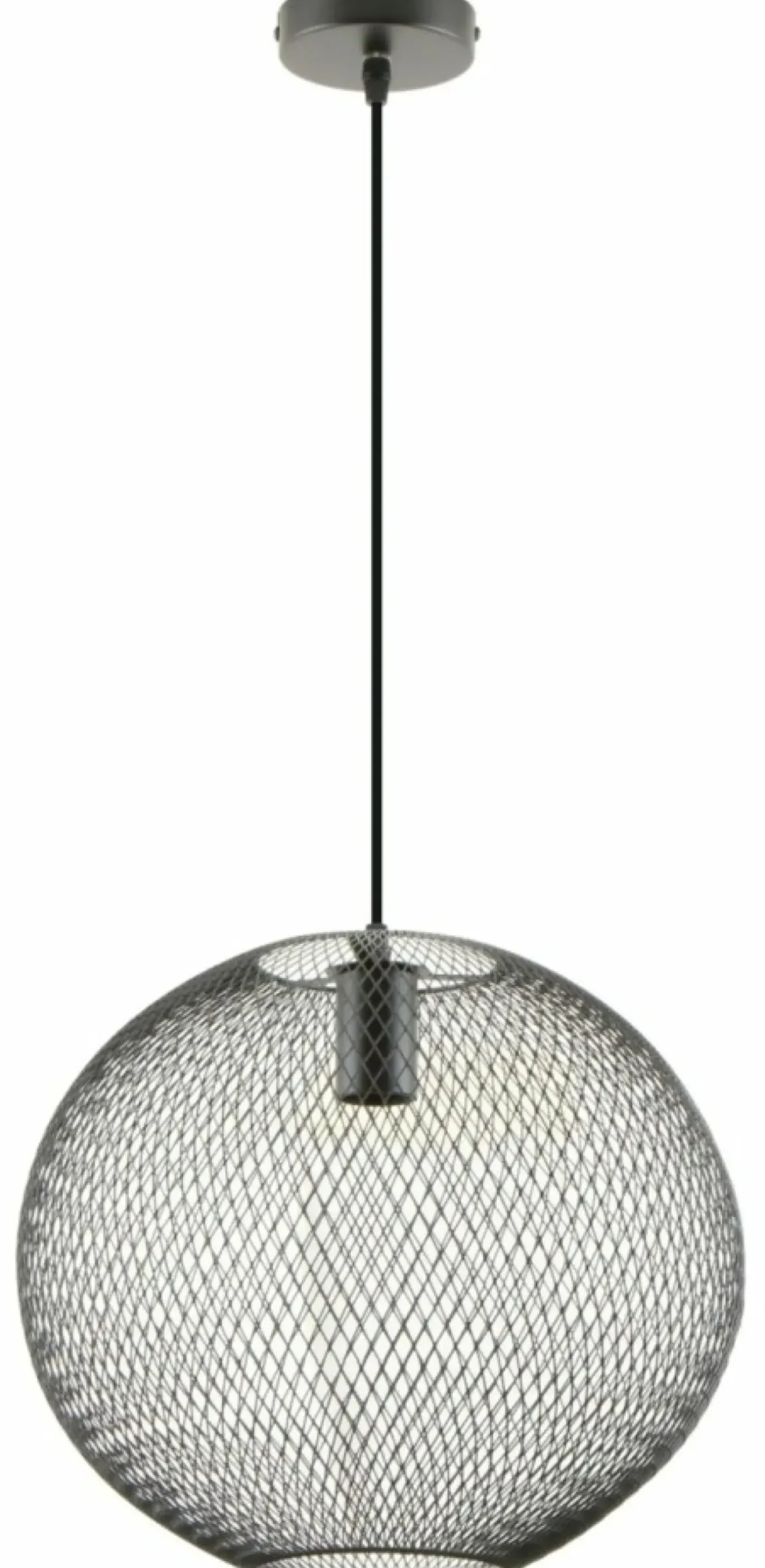 Cheap Sklep Kaja Lampa wisząca z okrągłym, drucianym kloszem ZM A8129L-BK z serii ORION