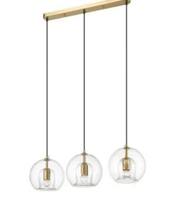 Outlet Sklep Kaja Lampa wisząca z okrągłymi kloszami, nad stół LP-133/3L z serii ARETTE