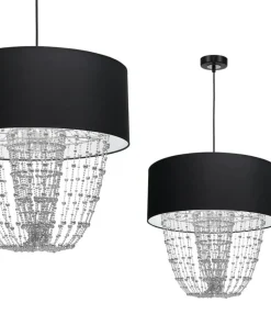 Lampa wisząca z ozdobnymi kryształkami MLP6432 z serii ALMERIA | Kaja Oświetleni*Sklep Kaja Shop