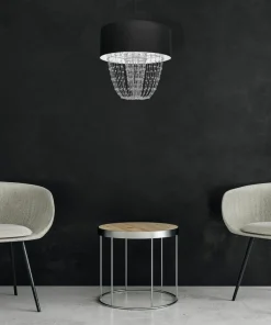 Lampa wisząca z ozdobnymi kryształkami MLP6432 z serii ALMERIA | Kaja Oświetleni*Sklep Kaja Shop