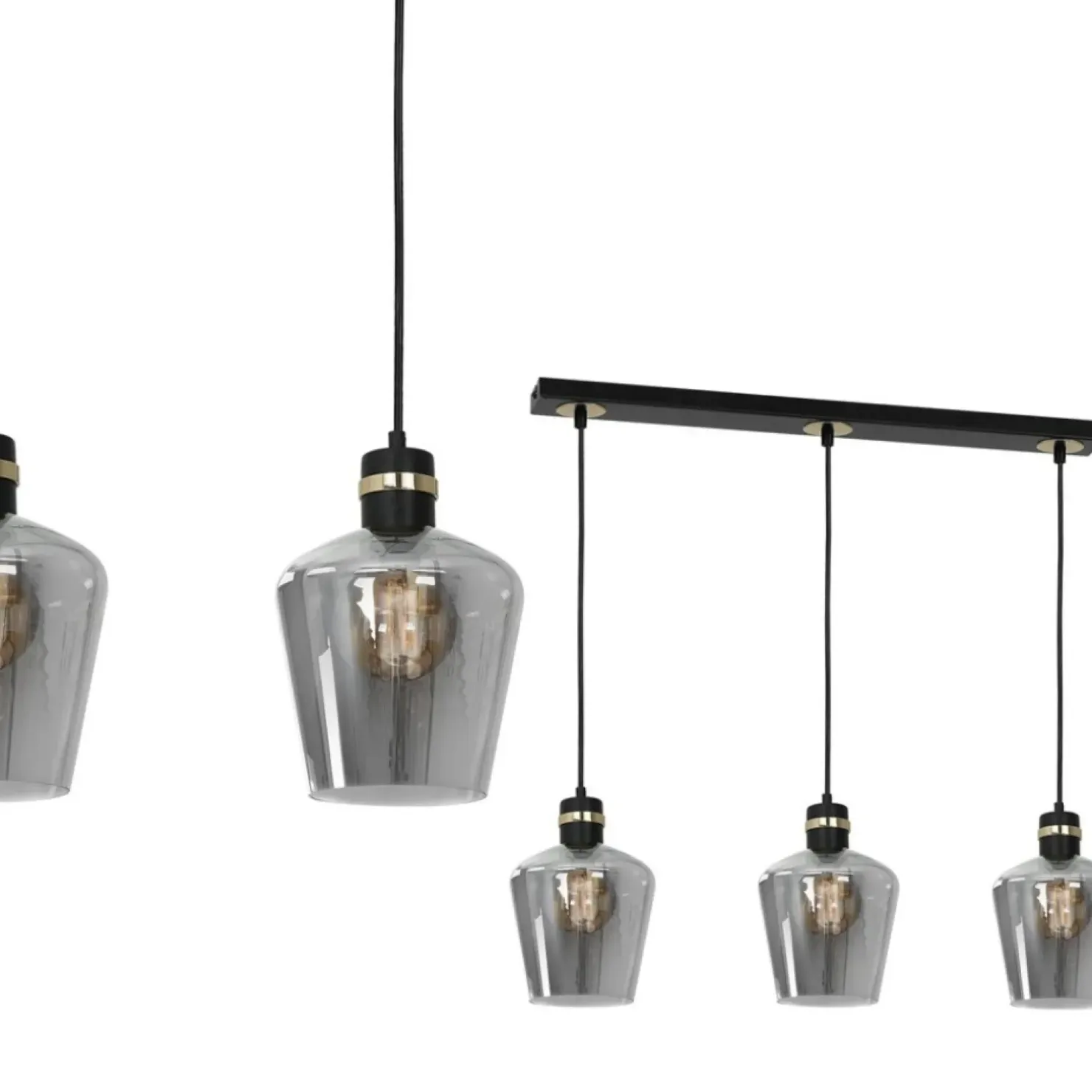 Best Sale Sklep Kaja Lampa wisząca z ozdobnymi kloszami, nad stół MLP6539 RICHMOND | Kaja