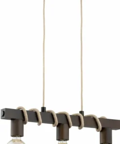 Best Sale Sklep Kaja Lampa wisząca z prostą, drewnianą belką AL 62249 KALIPSO | Kaja