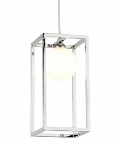 Cheap Sklep Kaja Lampa wisząca z ramką i kulą MD-BR4367-D1 CH DAISY | Kaja Oświetlenie chrom