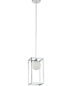 Cheap Sklep Kaja Lampa wisząca z ramką i kulą MD-BR4367-D1 CH DAISY | Kaja Oświetlenie chrom