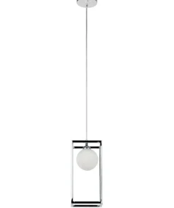 Cheap Sklep Kaja Lampa wisząca z ramką i kulą MD-BR4367-D1 CH DAISY | Kaja Oświetlenie chrom