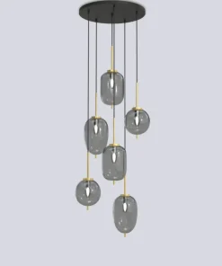 New Sklep Kaja Lampa wisząca z różnymi kloszami WF 5007-502 BELLEVILLE | Kaja