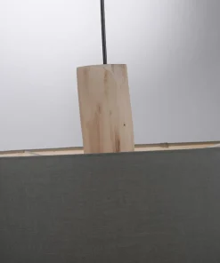 Best Sklep Kaja Lampa wisząca z m abażurem 15112-15 z serii LINEN | Kaja szary