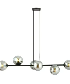 Cheap Sklep Kaja Lampa wisząca z sześcioma grafitowymi kloszami 875/6 | Kaja