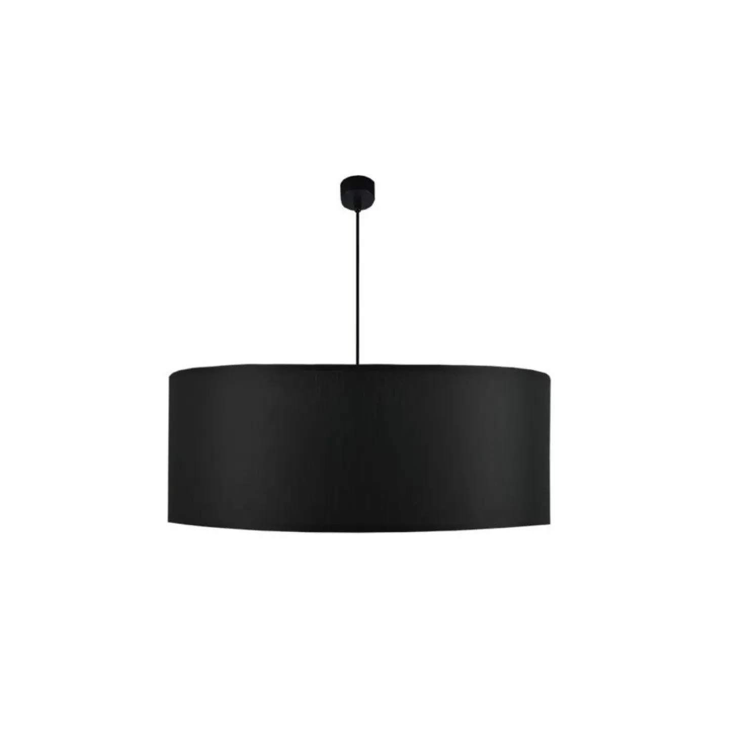 Best Sale Sklep Kaja Lampa wisząca z szerokim, czarnym abażurem ANT 5184 LAMEGO | Kaja