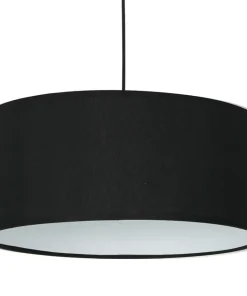 Lampa wisząca z szerokim, czarnym abażurem ML63800 CASINO | Kaja*Sklep Kaja Shop