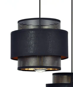 Lampa wisząca z trzema abażurami nad stół kuchenny K-5282 z serii AMOS*Sklep Kaja Cheap