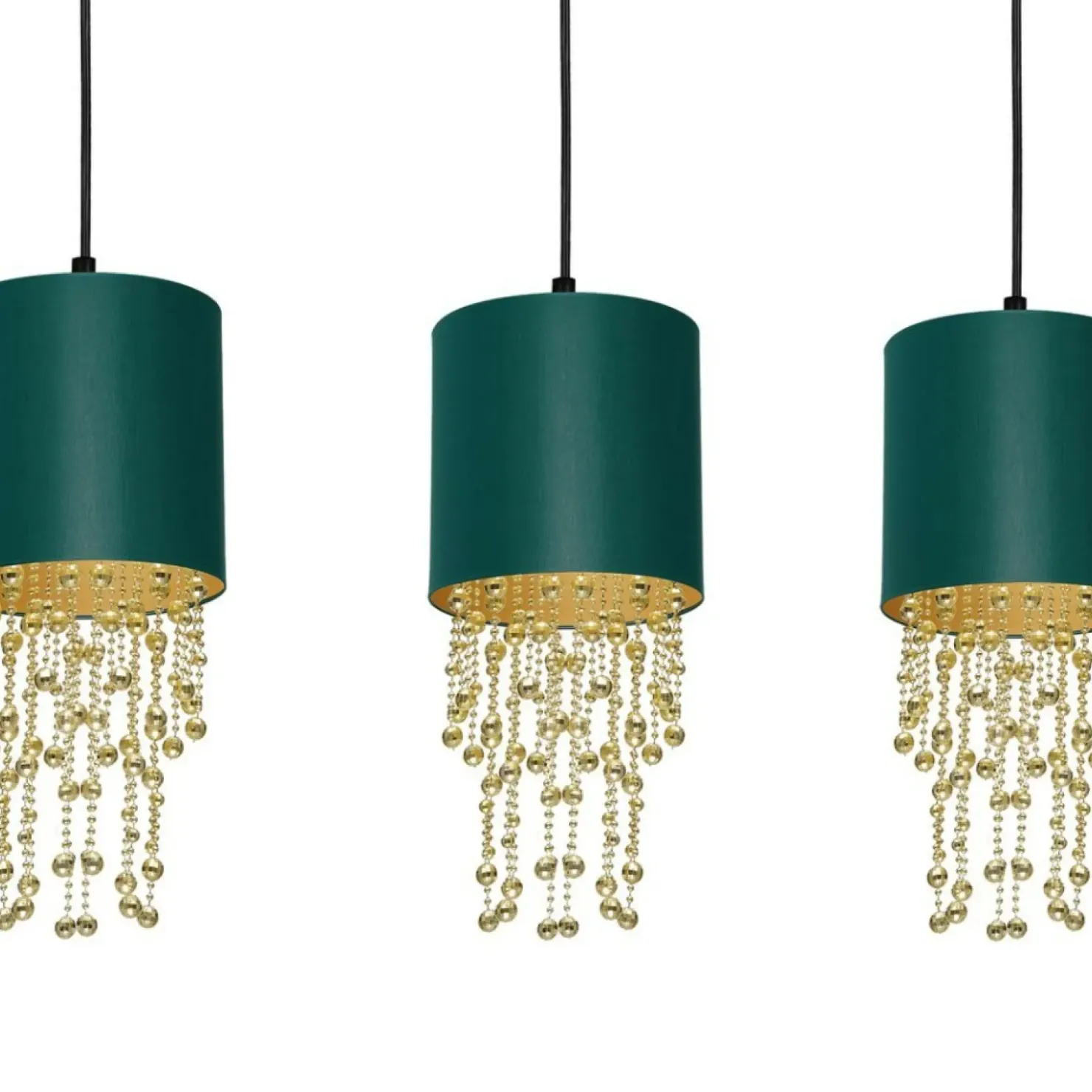Lampa wisząca z trzema abażurami, kryształowa MLP64500 z serii ALMERIA | Kaja Oś*Sklep Kaja Flash Sale